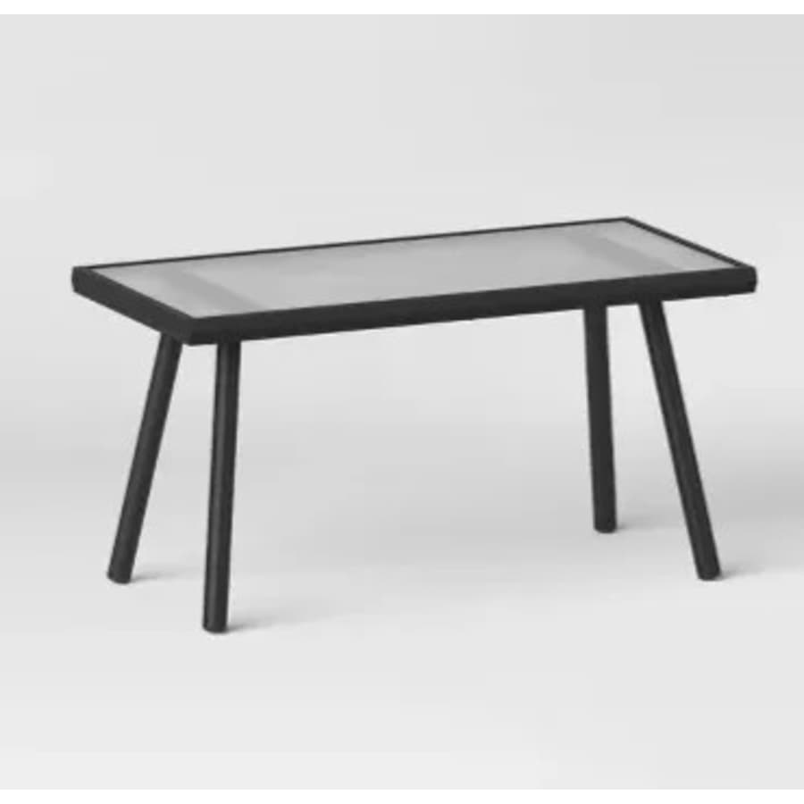 Open Box Room Essentials 32" x 15" Outdoor Patio Table: $23.79 Open Box Room Essentials 32" x 15" Outdoor Patio Table: $23.79