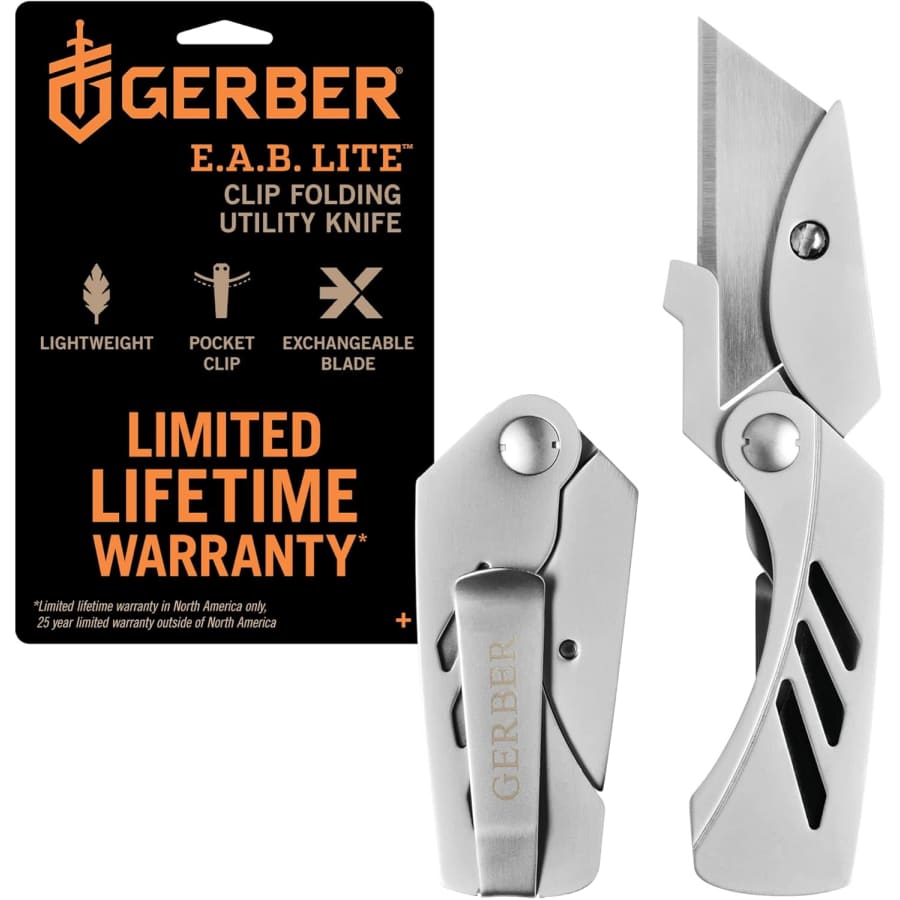 Gerber Gear EAB Lite Pocket Razor Knife with Money Clip: $13.98