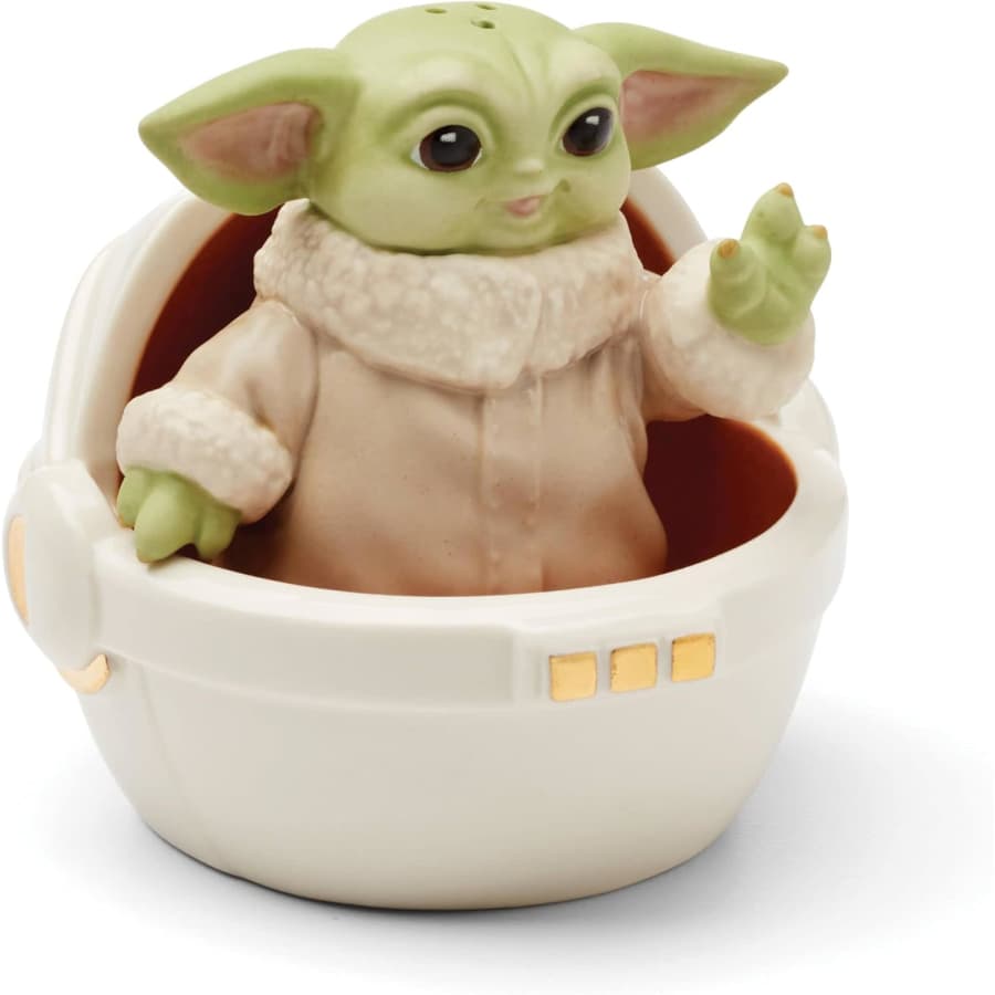 Lenox Grogu Figural Salt & Pepper Set of 2: $20 Lenox Grogu Figural Salt & Pepper Set of 2: $20