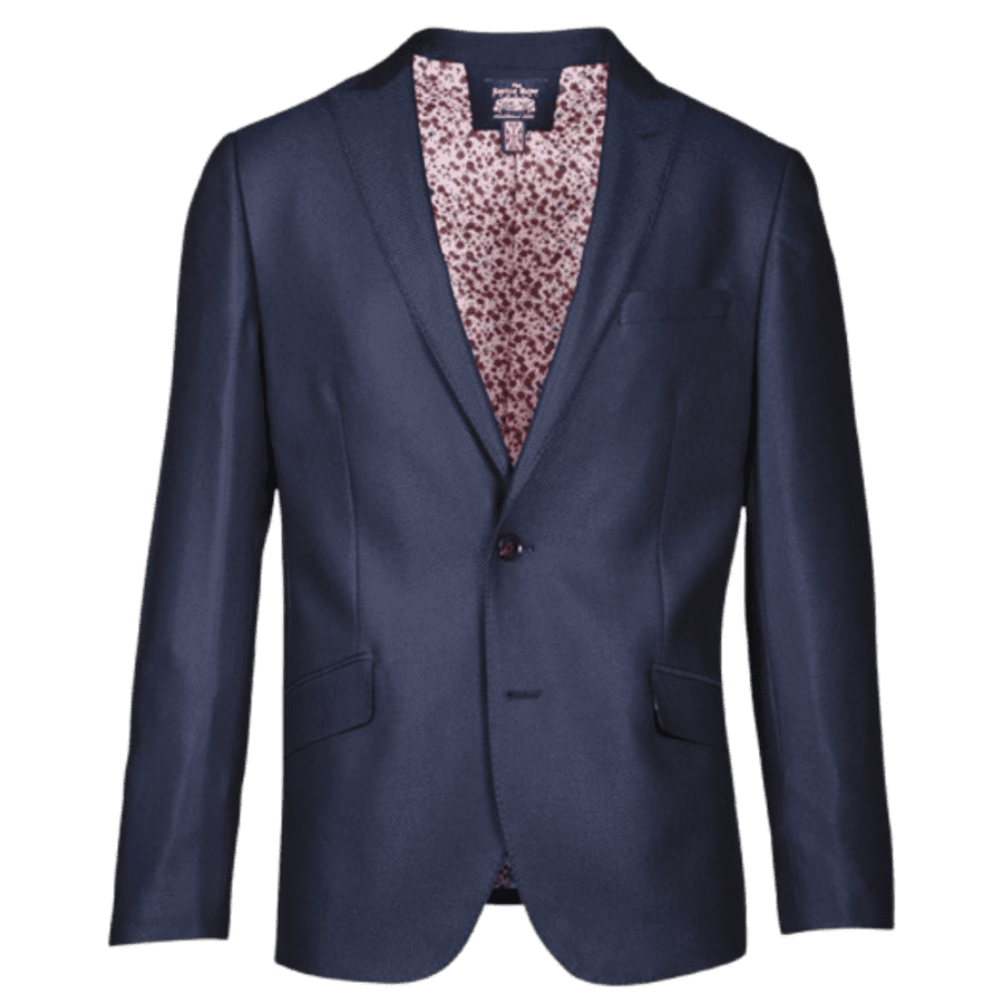 Savile Row Co Men's Slim Fit Geometric Printed Sport Coat: $50