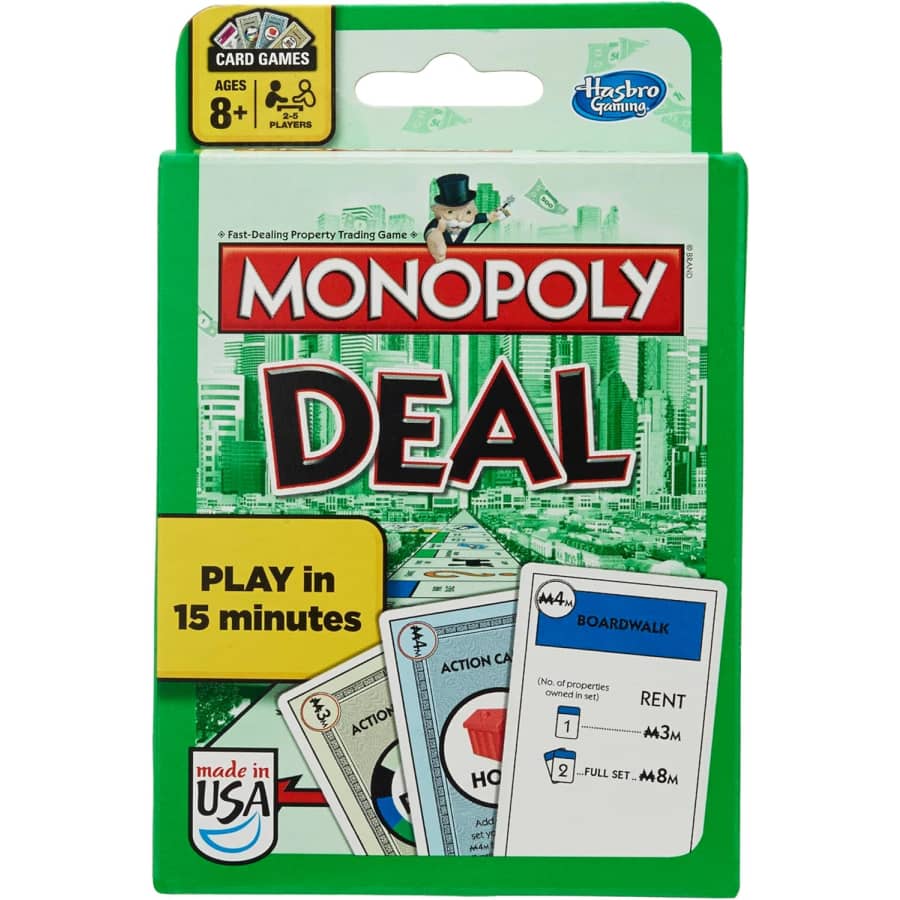 Hasbro Monopoly Deal Card Game: $6.49 Hasbro Monopoly Deal Card Game: $6.49
