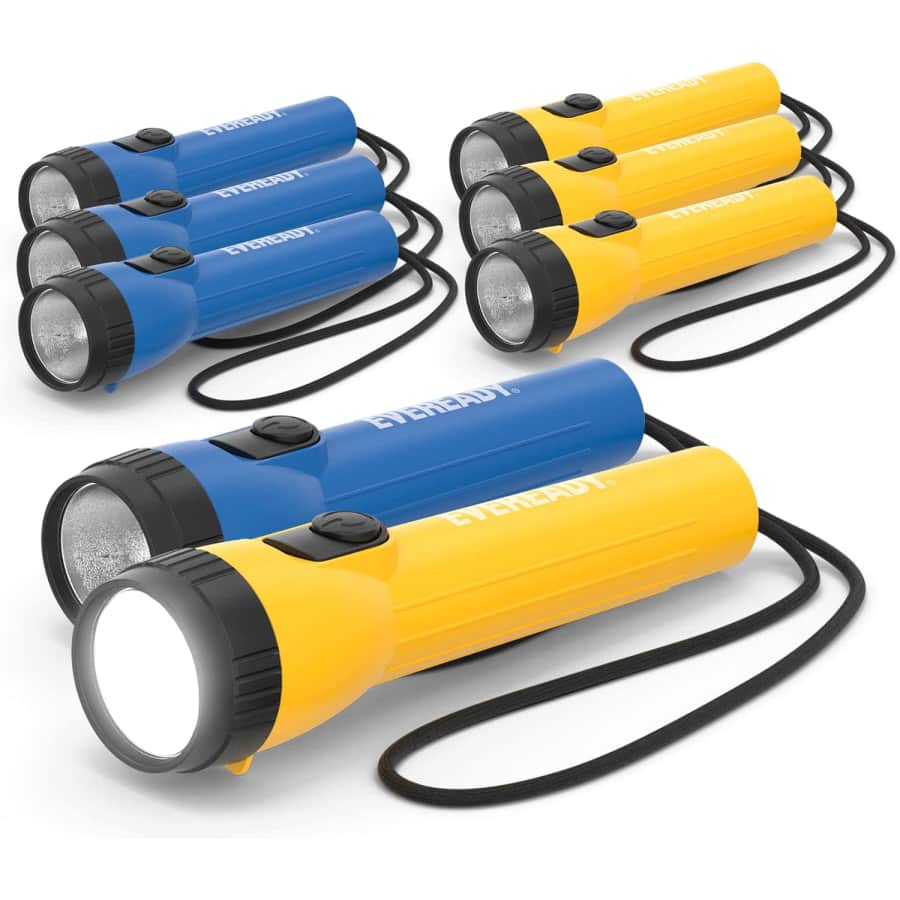Eveready LED Flashlight 8-Pack: $17