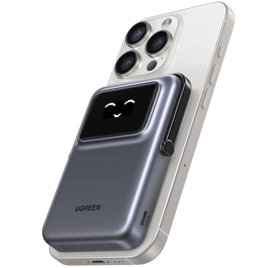UGREEN Uno 10000mAh MagSafe Wireless Power Bank: $38