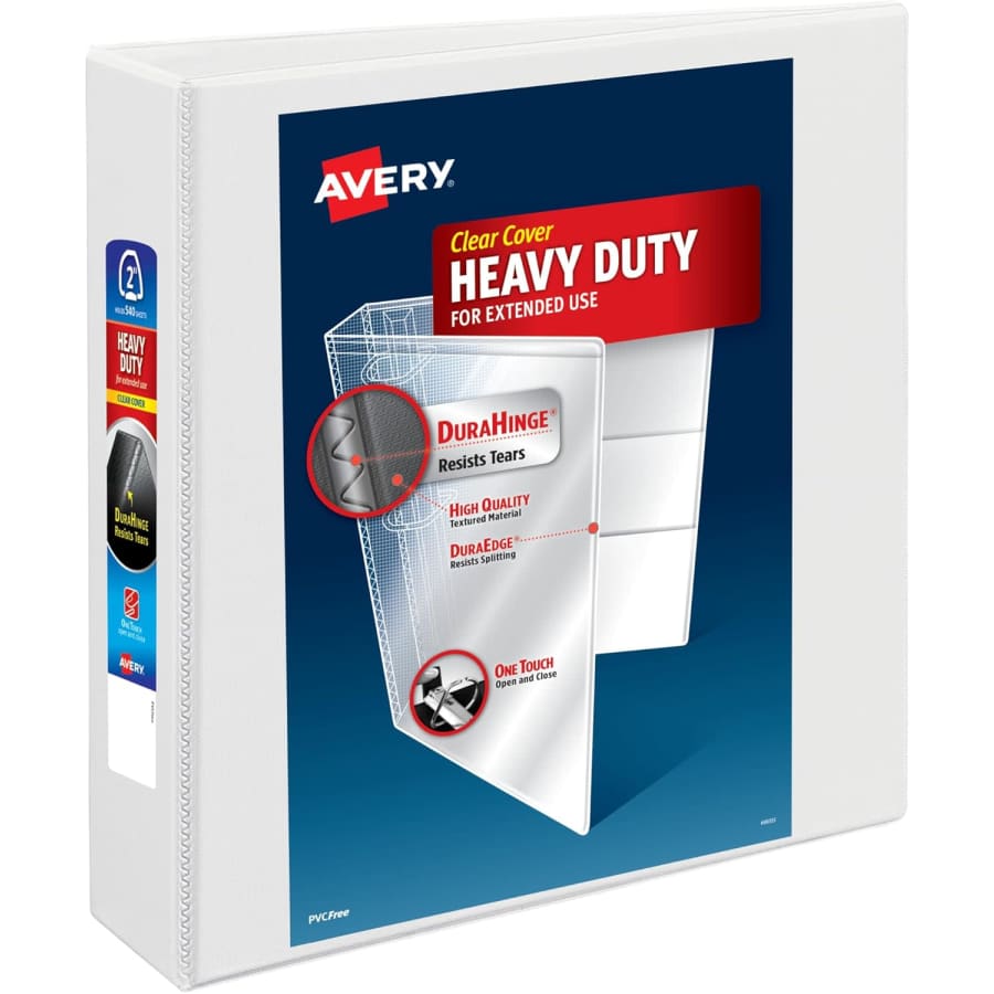 Avery Heavy-Duty 2" 3-Ring Binder: $6.78