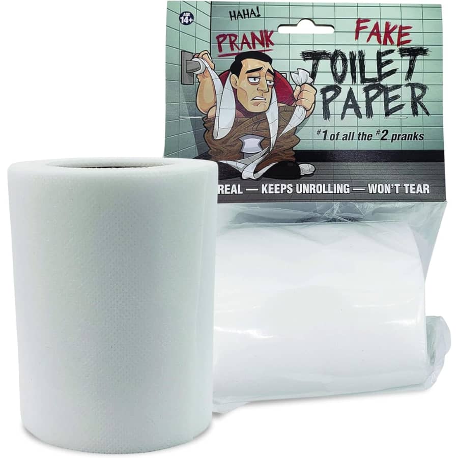 No Tear Prank Toilet Paper: $9.99 No Tear Prank Toilet Paper: $9.99