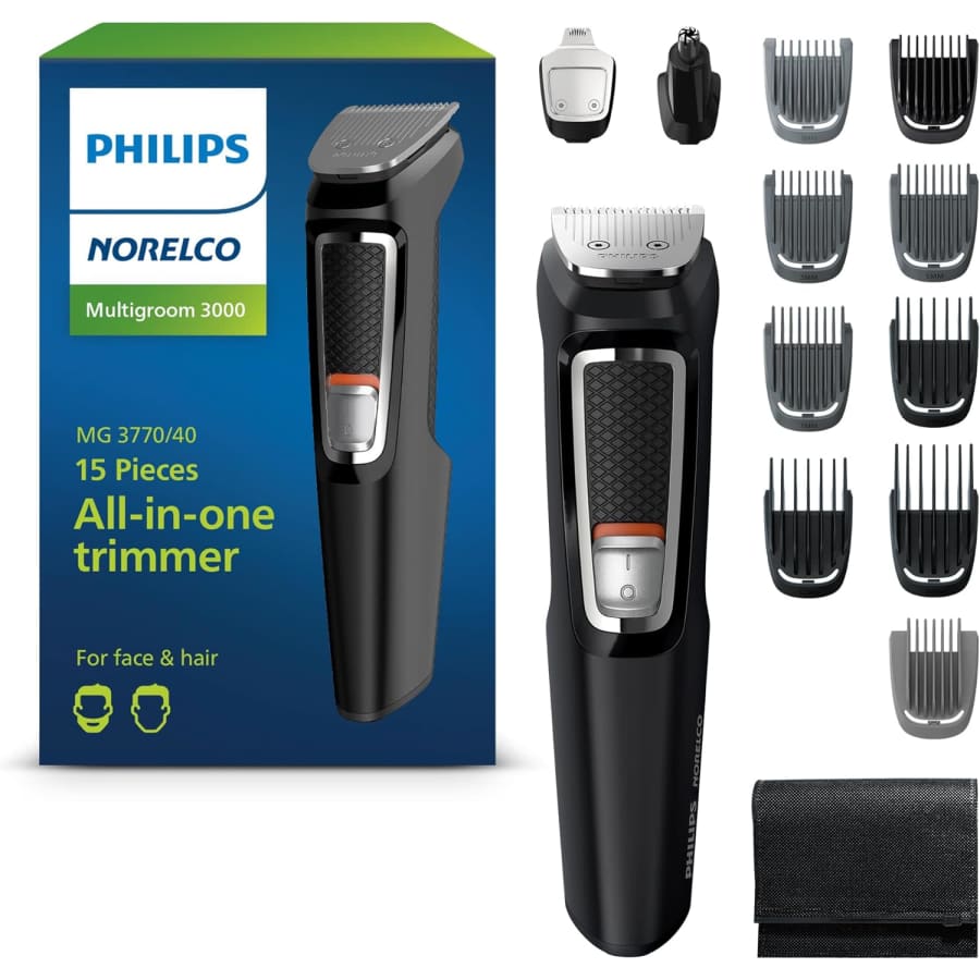 Philips Norelco Multigroom 3000 Series All-in-One Trimmer: $25 Philips Norelco Multigroom 3000 Series All-in-One Trimmer: $25