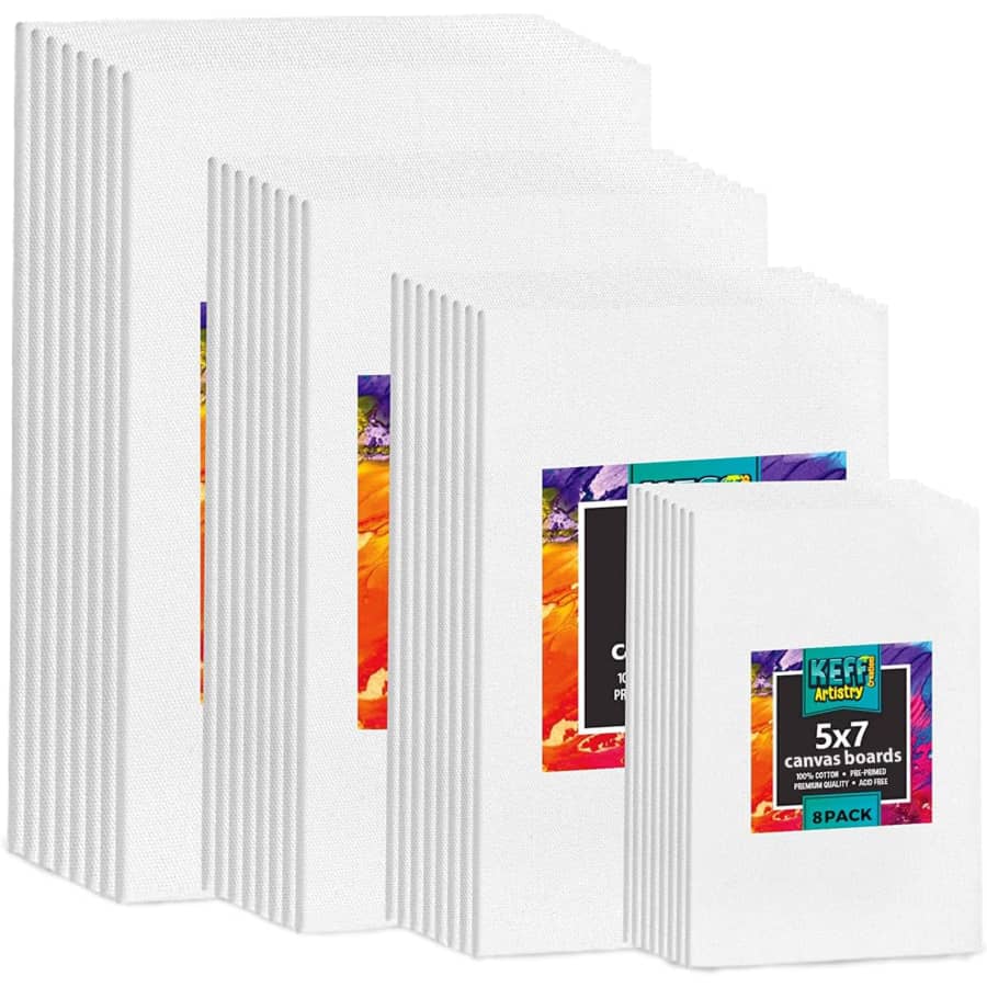Canvas for Painting Variety 32-Pack: $14 via Sub. & Save