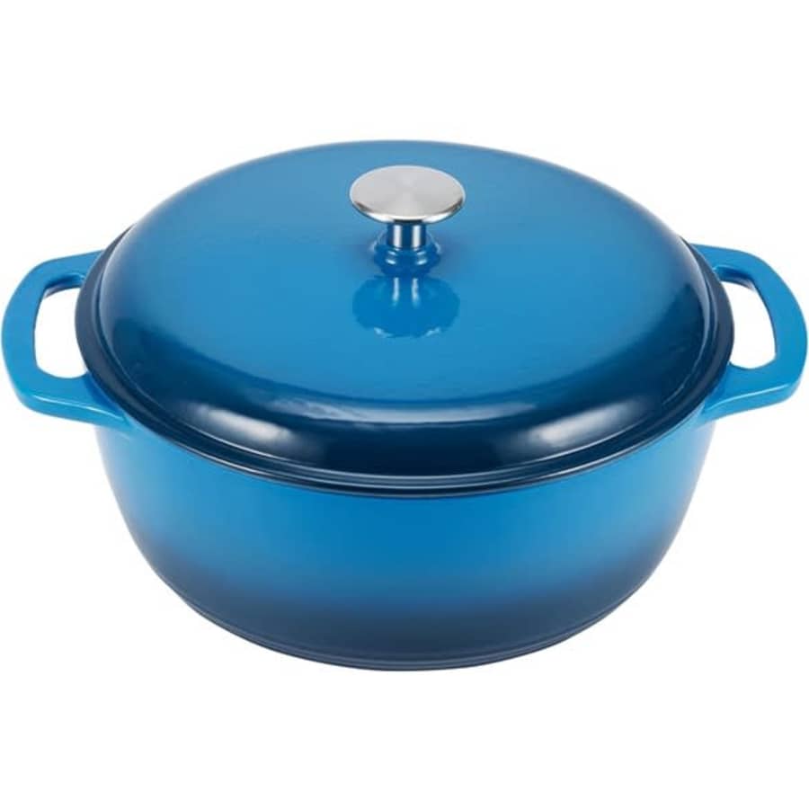 Amazon Basics 4.3-Quart Cast Iron Dutch Oven Pot: $19.99