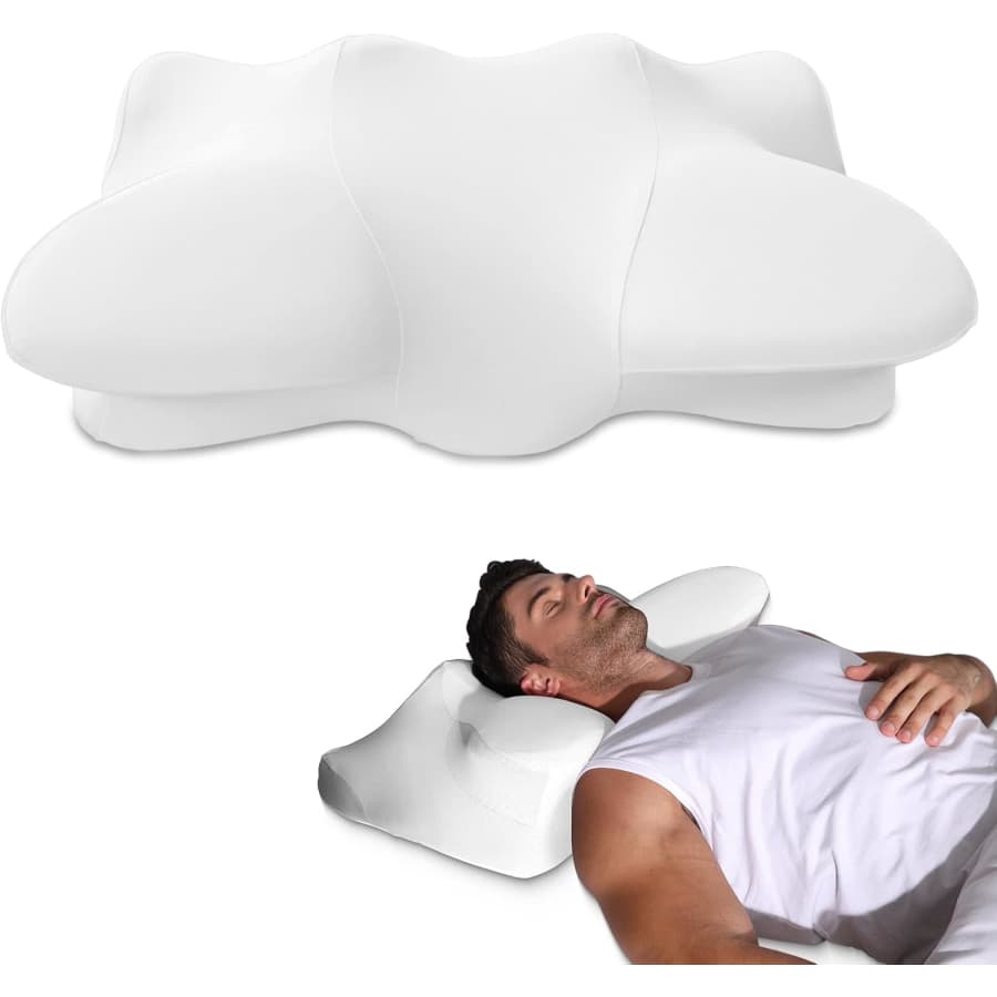 Dual-Height Cervical Neck Pillow: $21 Dual-Height Cervical Neck Pillow: $21