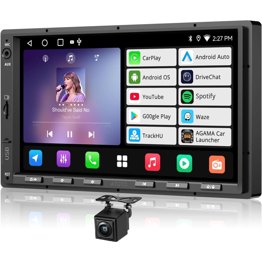 Atotozone A5L 7" Android Double DIN Car Stereo: $79.95