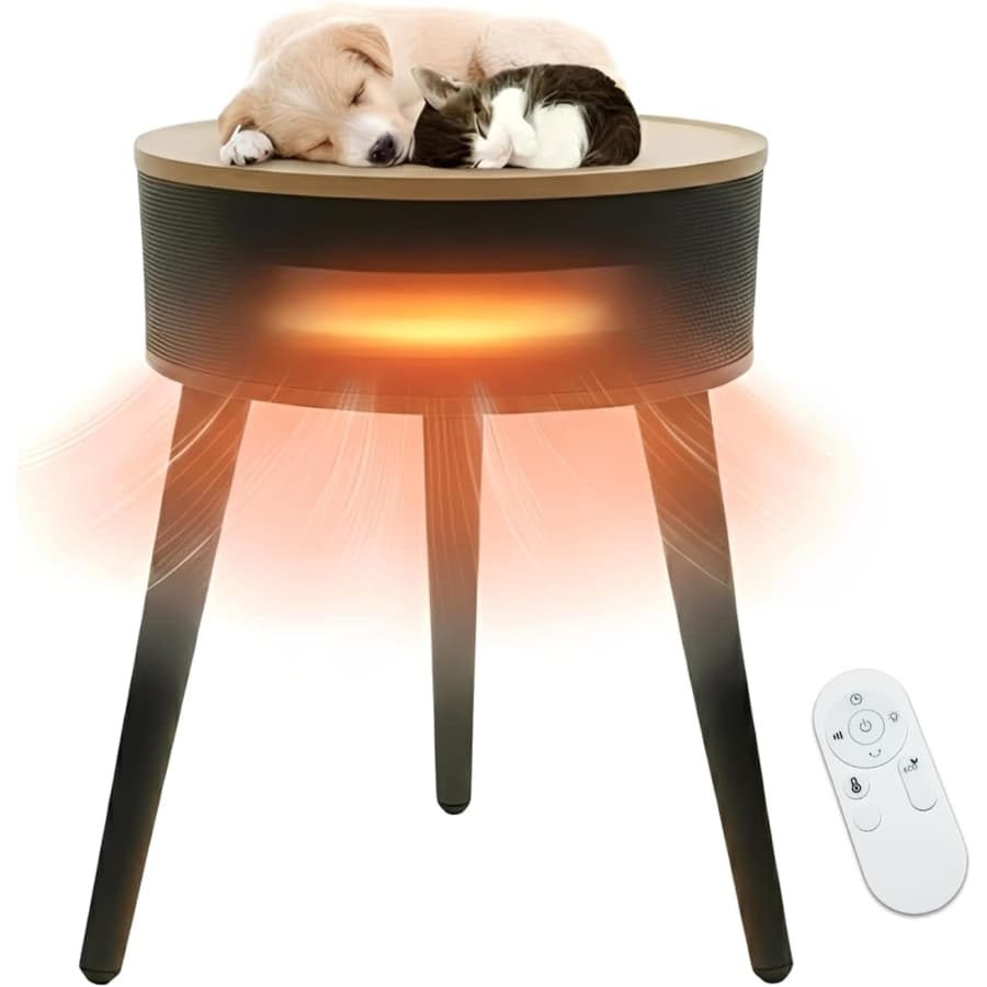 SageNest 1500W PTC Ceramic Side Table Space Heater: $48