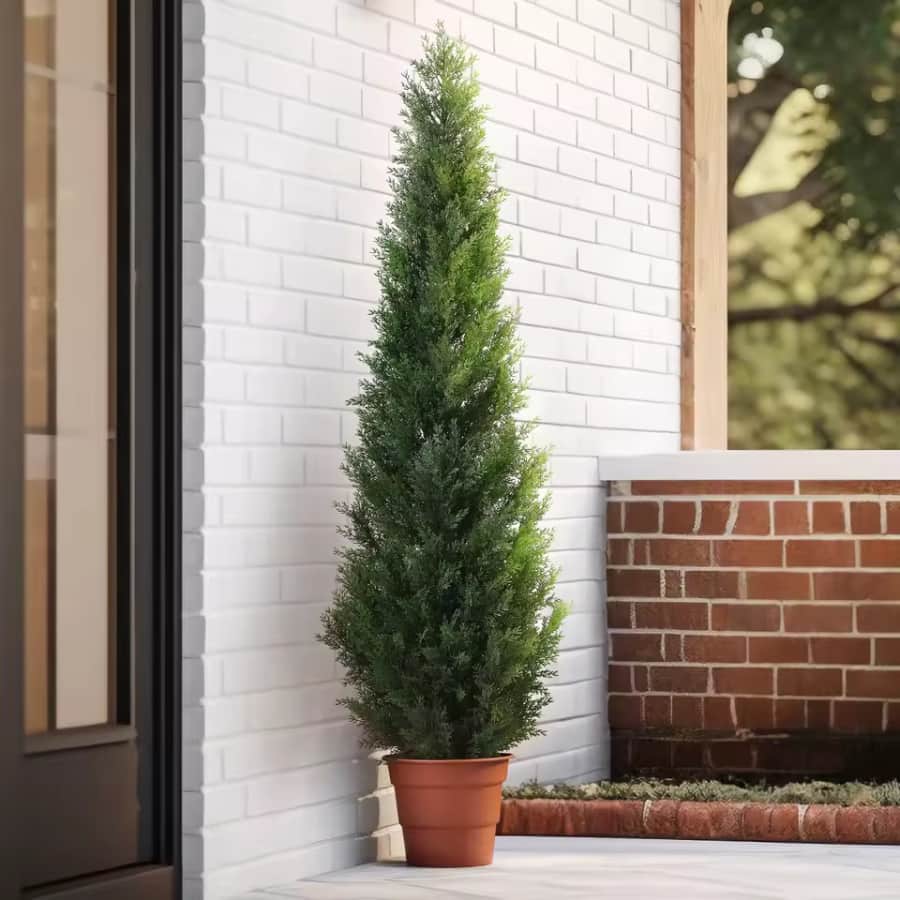 3-Foot Artificial Cedar Topiary Tree: $35.58