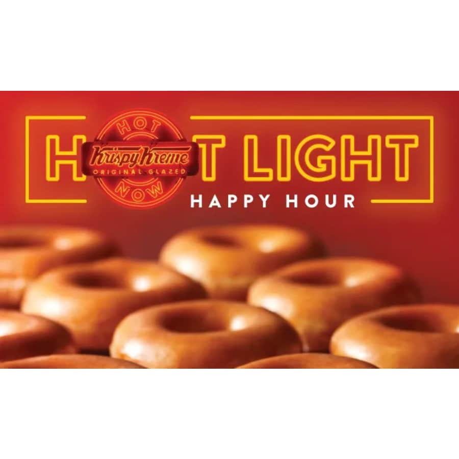 Krispy Kreme Original Glazed Dozen: $7.99 from 7pm to 9pm