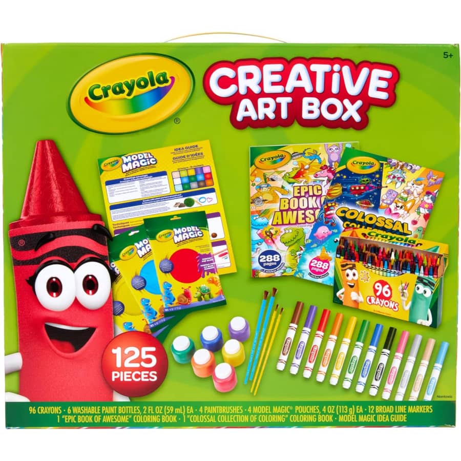 Crayola 125-Piece Creative Art Box: $25