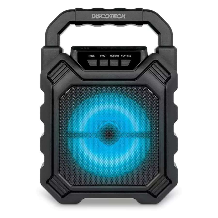 Smart Gear Wireless Light Up Party Speaker w/ Mic: $13 Smart Gear Wireless Light Up Party Speaker w/ Mic: $13