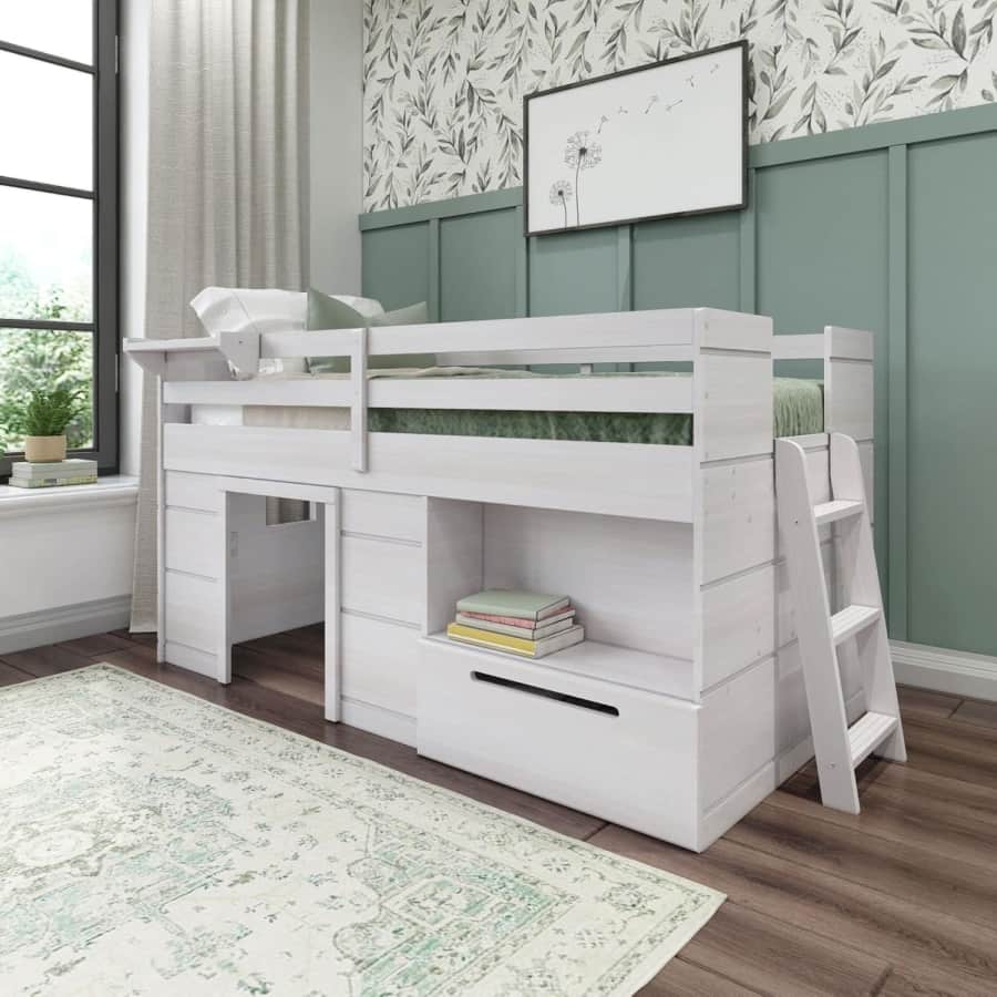 Max & Lily Twin Loft Bed: $361 Max & Lily Twin Loft Bed: $361