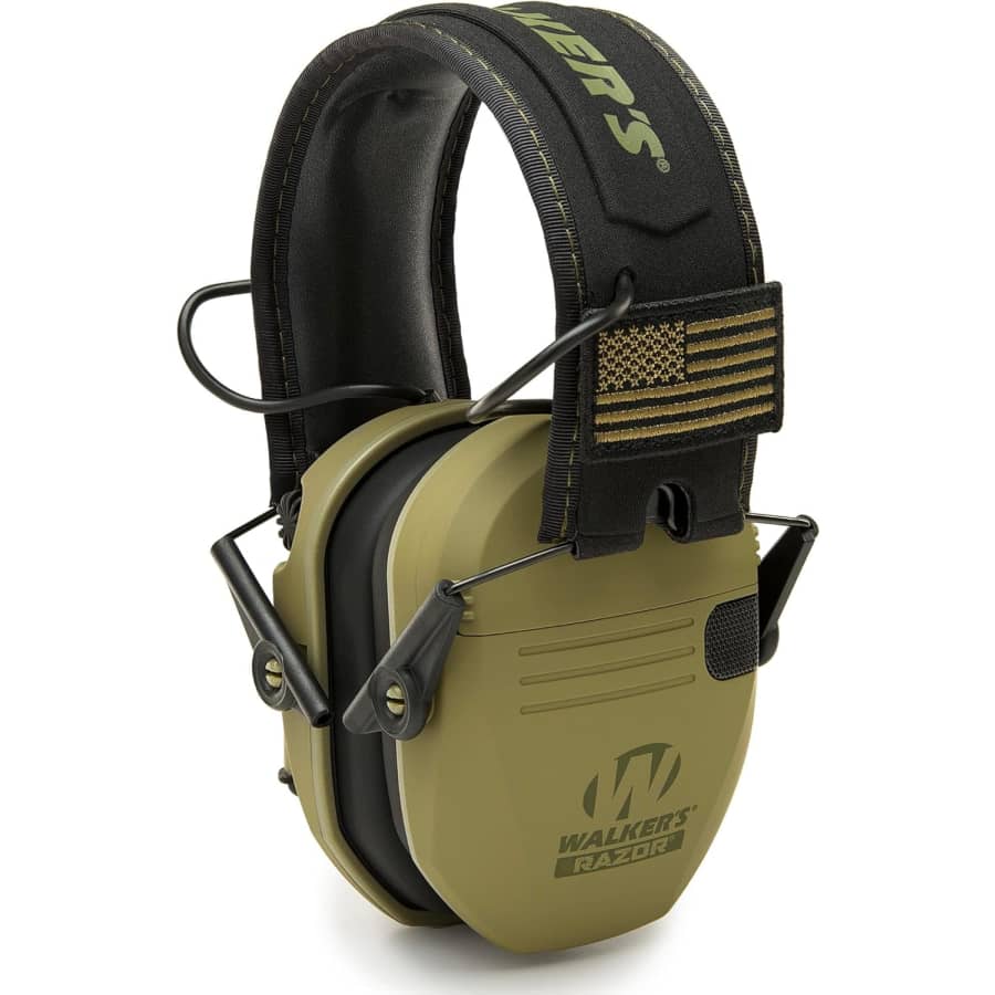Walker's Razor Slim Electronic Earmuffs: $23.37