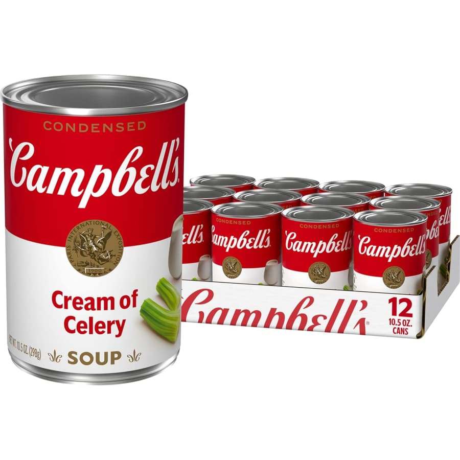 Campbell's Condensed Cream of Celery Soup 12-Pack: $11.64 Campbell's Condensed Cream of Celery Soup 12-Pack: $11.64