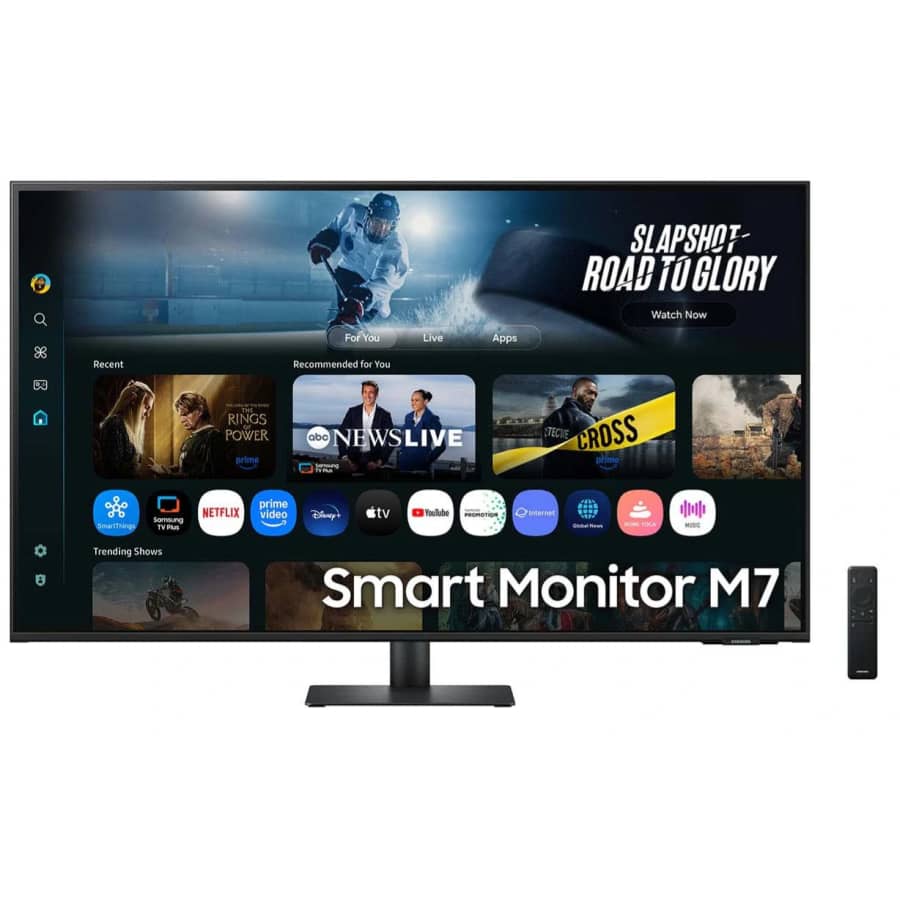 Samsung M7 M70F 43" 4K HDR AI Smart Monitor: $400