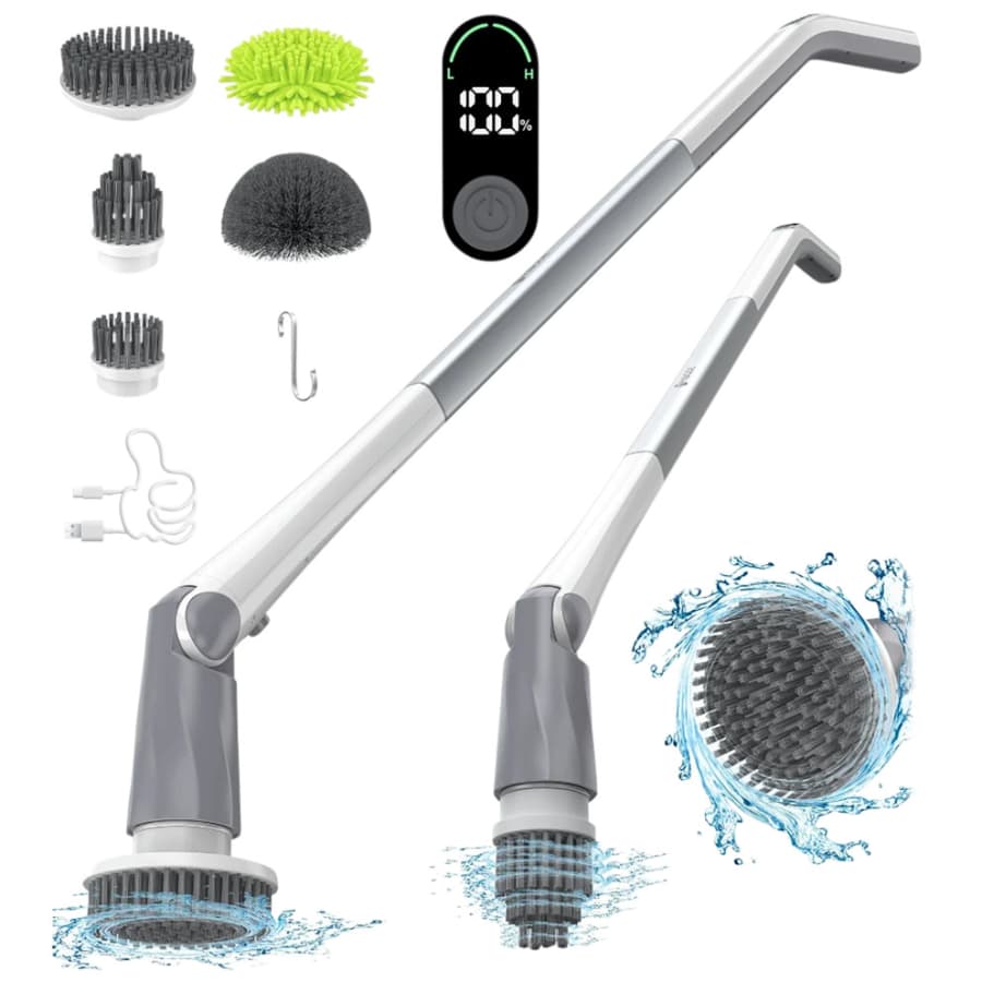 Mibode 5-Piece Electric Spin Scrubber: $20 Mibode 5-Piece Electric Spin Scrubber: $20