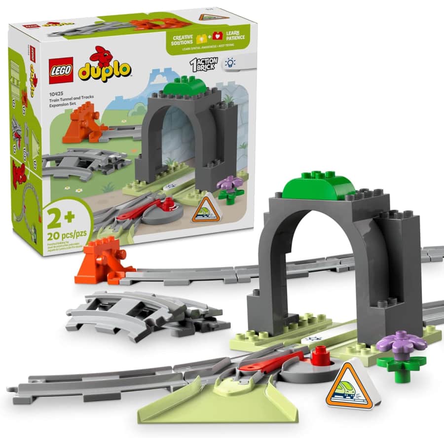 LEGO Duplo Train Tunnel and Tracks Expansion Set: $12.79 LEGO Duplo Train Tunnel and Tracks Expansion Set: $12.79