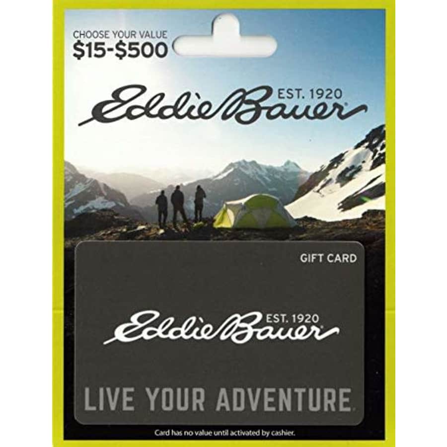 $50 Eddie Bauer Gift Card: $40 w/ Prime $50 Eddie Bauer Gift Card: $40 w/ Prime