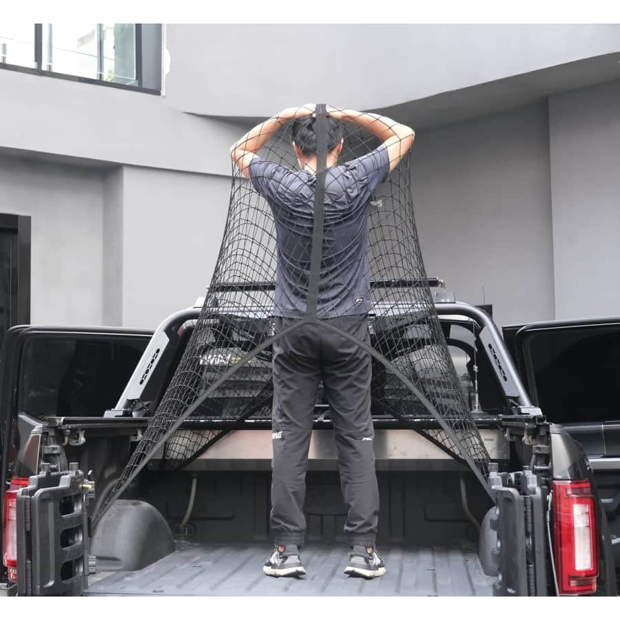 Truck Bed Cargo Elastic Mesh Net: $30 w/ Prime