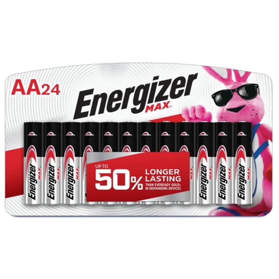 Energizer MAX AA Battery 24-Pack: $9.99