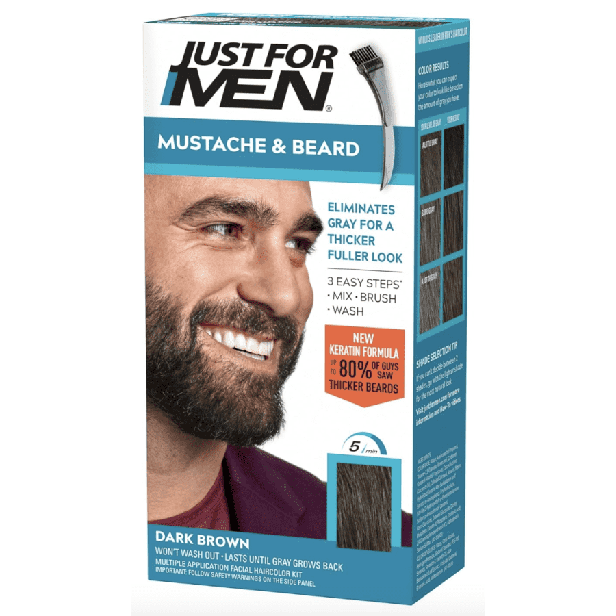Just for Men Mustache & Beard Dye Kit: $5.50 w/ Sub & Save Just for Men Mustache & Beard Dye Kit: $5.50 w/ Sub & Save
