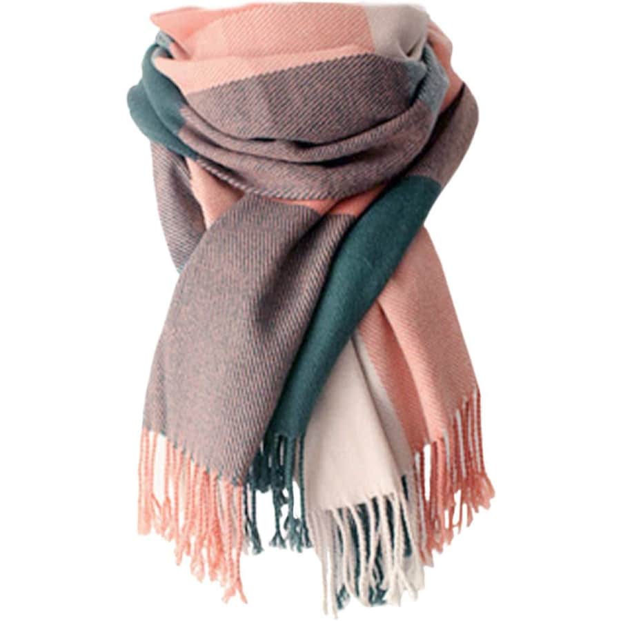 Women's Plaid Winter Scarf: $6.99