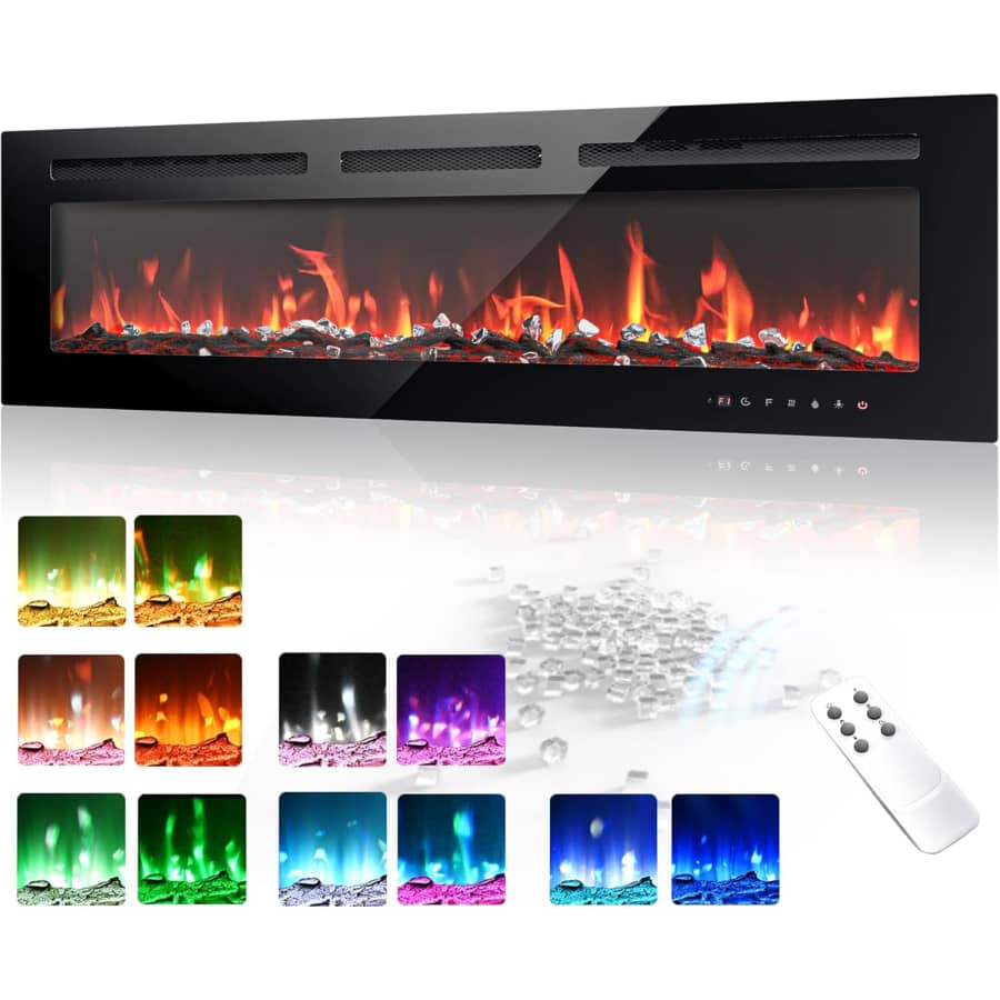 Euhomy 50" Electric Fireplace: $169.99 Euhomy 50" Electric Fireplace: $169.99