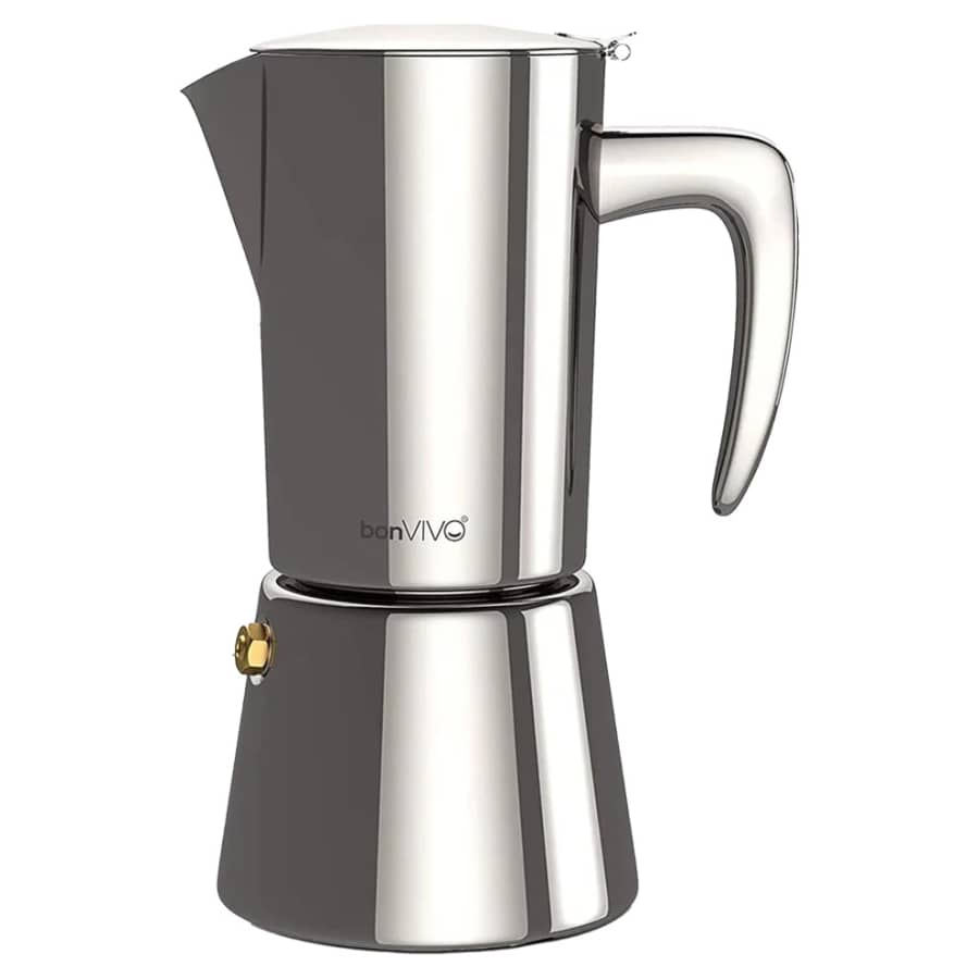 Bonstato bonVIVO 6.8-oz. Intenca Stovetop Espresso Maker: $12 Bonstato bonVIVO 6.8-oz. Intenca Stovetop Espresso Maker: $12