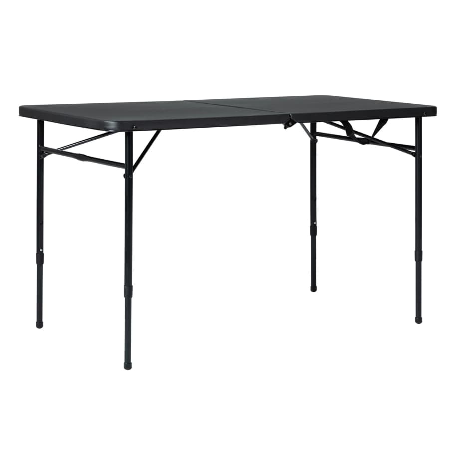Mainstays 4-Foot Fold-in-Half Adjustable Folding Table: $38 Mainstays 4-Foot Fold-in-Half Adjustable Folding Table: $38