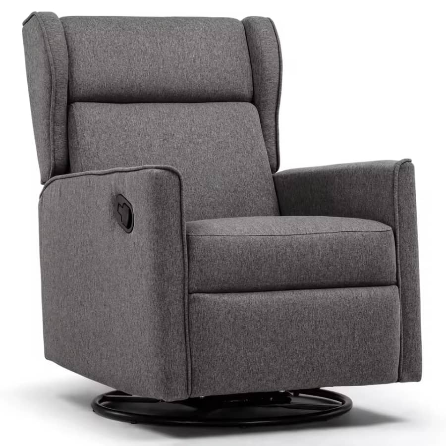 Comhoma Swivel Glider Manual Recliner: $128.34