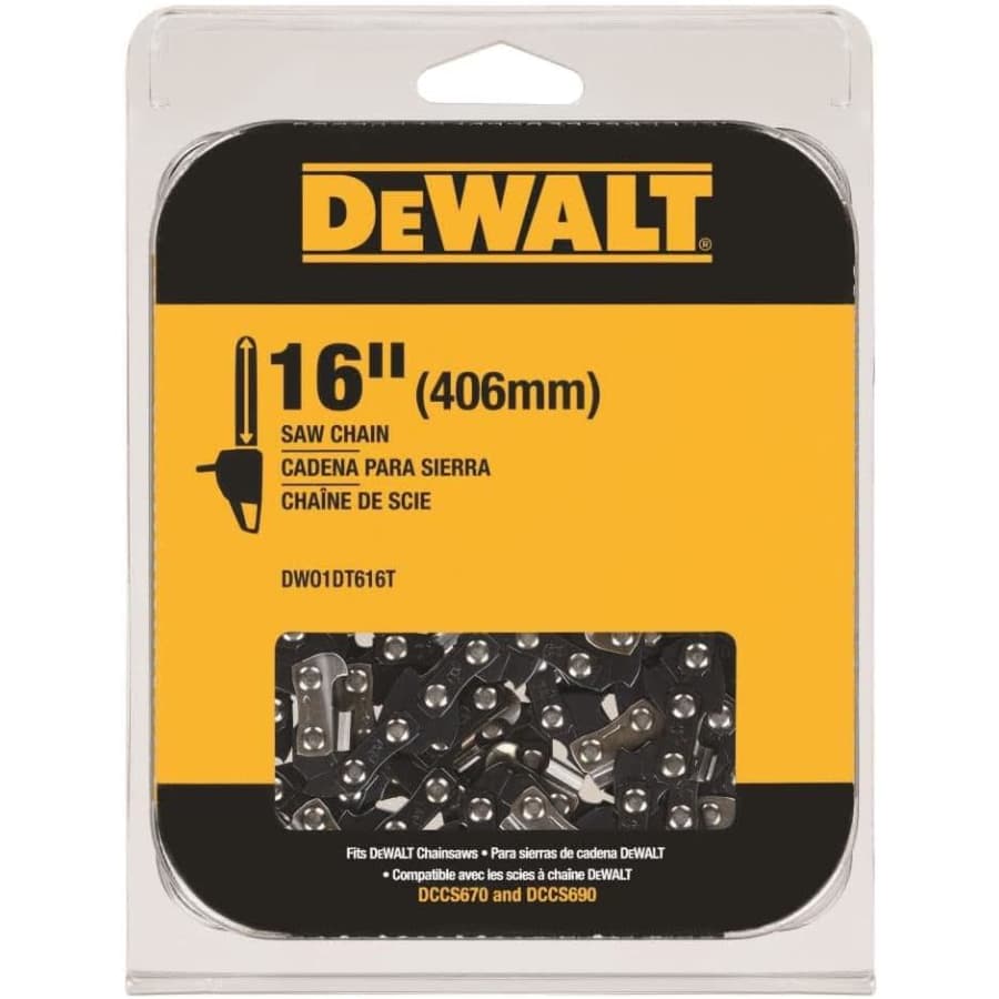 DeWalt 16" Chainsaw Replacement Chain: $10