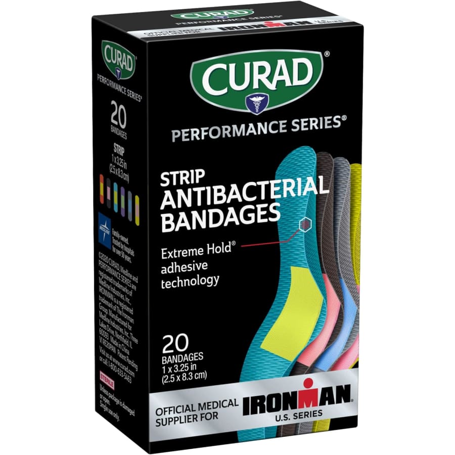 Curad Performance Series 20-Count Ironman Antibacterial Bandages: $3.97