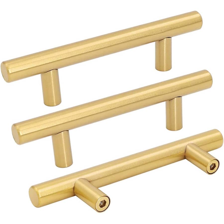 Gold Cabinet Handle 10-Pack: $16 Gold Cabinet Handle 10-Pack: $16