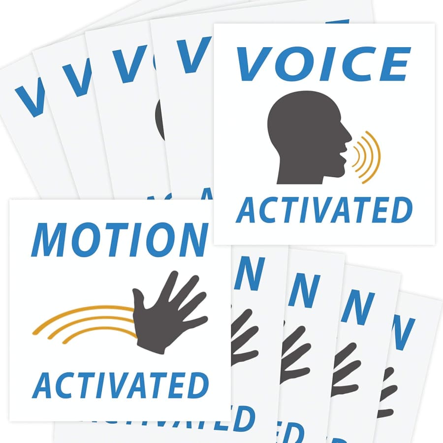 Voice & Motion Activated Prank Sticker 50-Pack: $8.99 Voice & Motion Activated Prank Sticker 50-Pack: $8.99