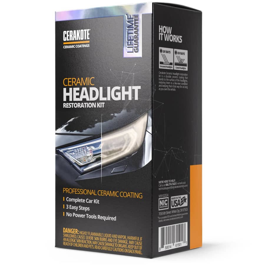Cerakote Ceramic Headlight Restoration Kit: $14.48