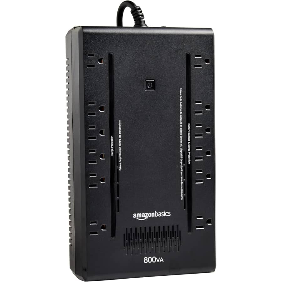 Amazon Basics UPS Battery Backup & Surge Protector: $55