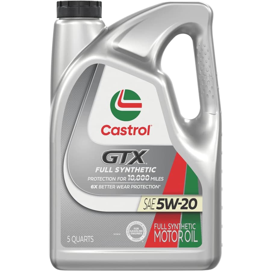 Castrol 5-Quart GTX Full Synthetic 5W-20 Motor Oil: $20 w/ Prime