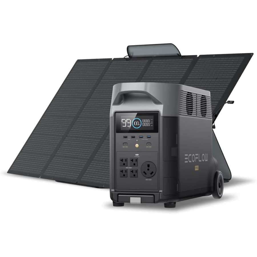 EcoFlow 3.6KWh DELTA Pro Solar Generator w/ 400W Portable Solar Panel: $1,799 EcoFlow 3.6KWh DELTA Pro Solar Generator w/ 400W Portable Solar Panel: $1,799