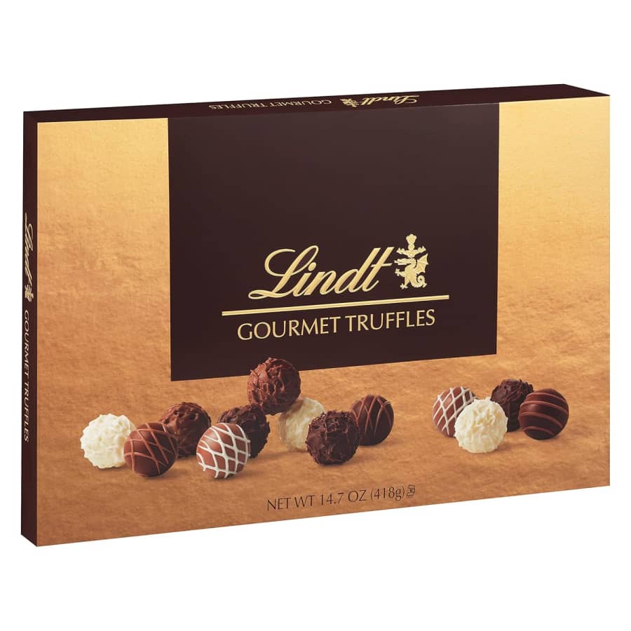 Lindt Gourmet Chocolate Truffles Gift Box: $11