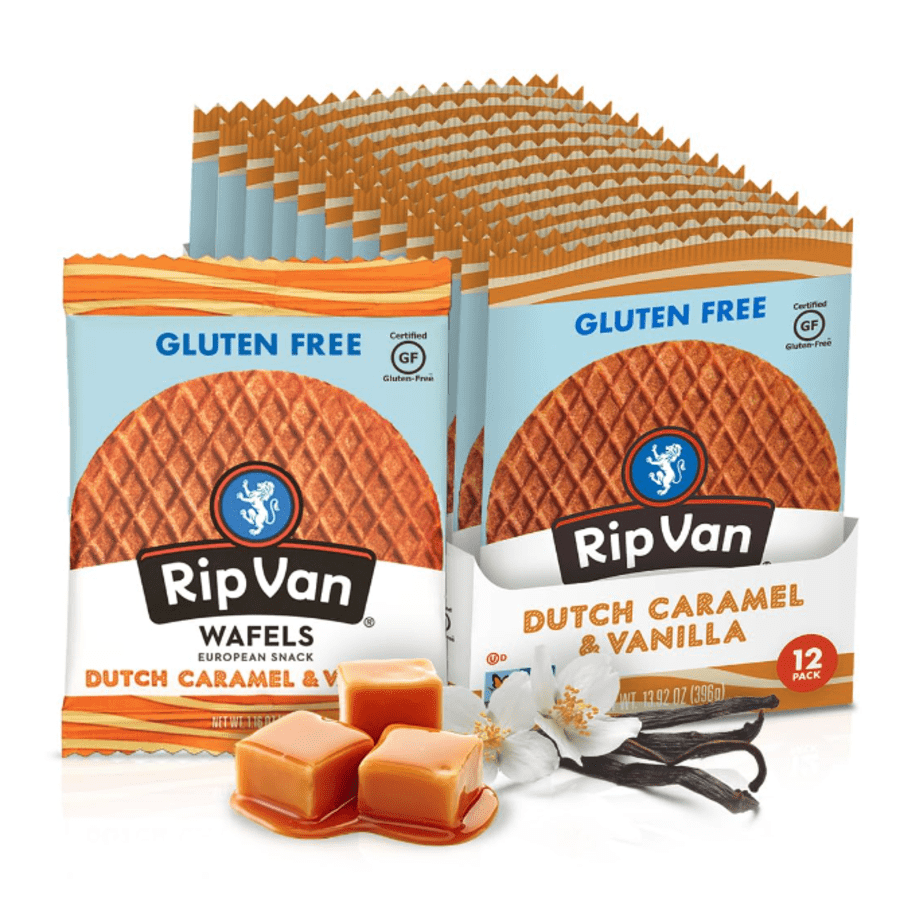 Rip Van Gluten-Free 12-Count Stroopwafels: $13.49 via Subscribe & Save Rip Van Gluten-Free 12-Count Stroopwafels: $13.49 via Subscribe & Save