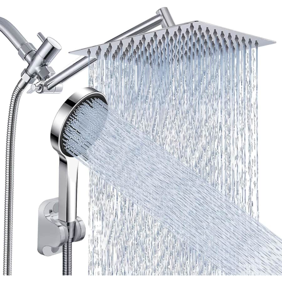 Rain Shower Head with Handheld Spray Combo: $30 w/ Prime