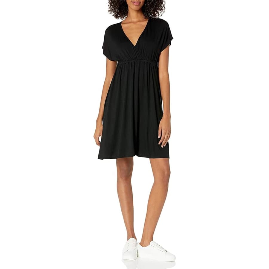 Amazon Essentials Women's Surplice Dress: $13 Amazon Essentials Women's Surplice Dress: $13