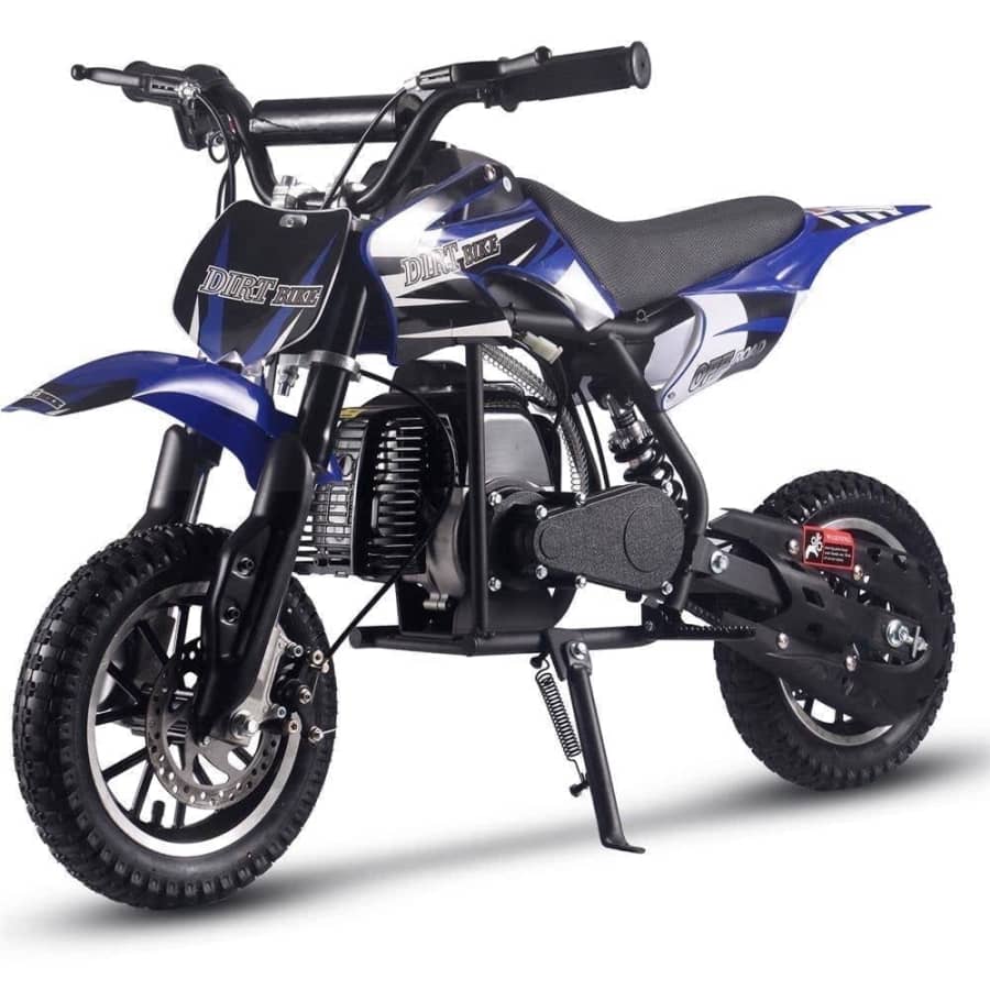 Toxozers Kids' 50cc 2-Stroke Gas Mini Dirt Bike: $245.50