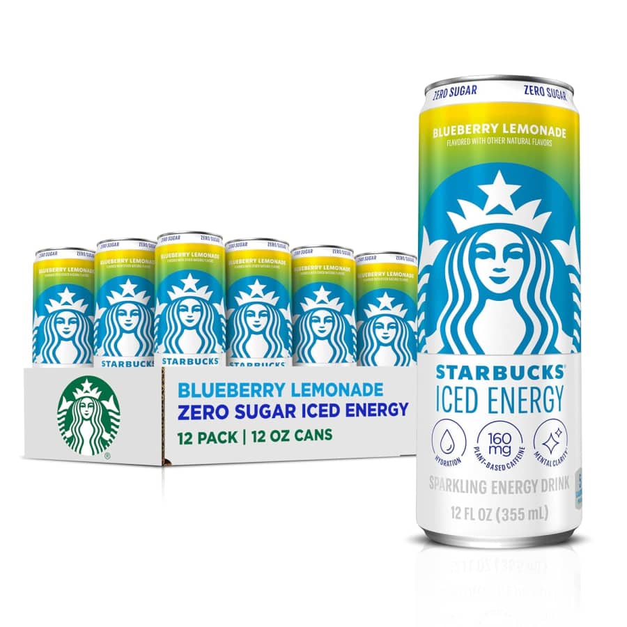 Starbucks 12-oz. Zero Sugar Iced Energy Drink 12-Pack: $15 w/ Sub & Save