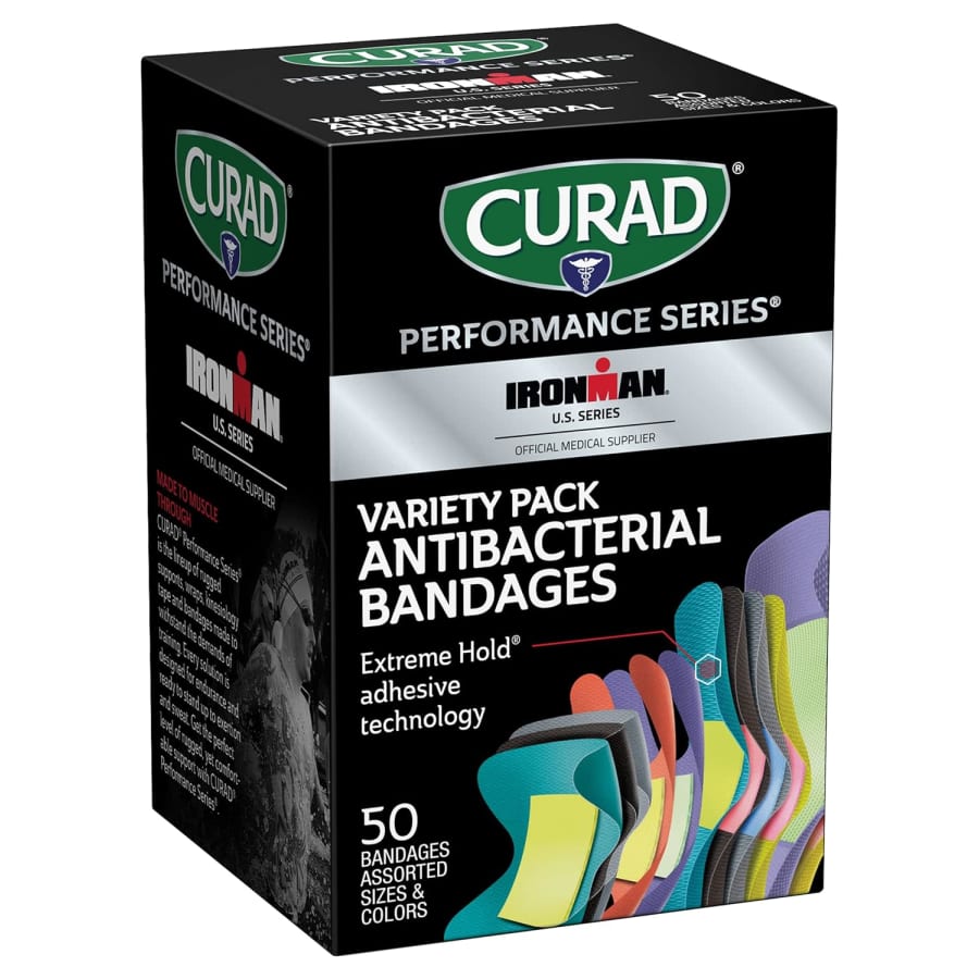 Curad Performance Series Ironman Antibacterial Bandages 50ct: $6.97