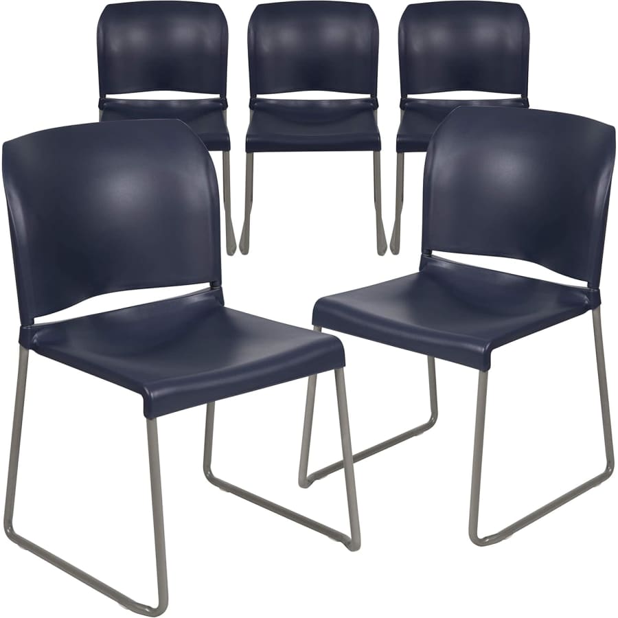 Flash Furniture Hercules Series Contoured Stacking Chairs 5-Pack: $242